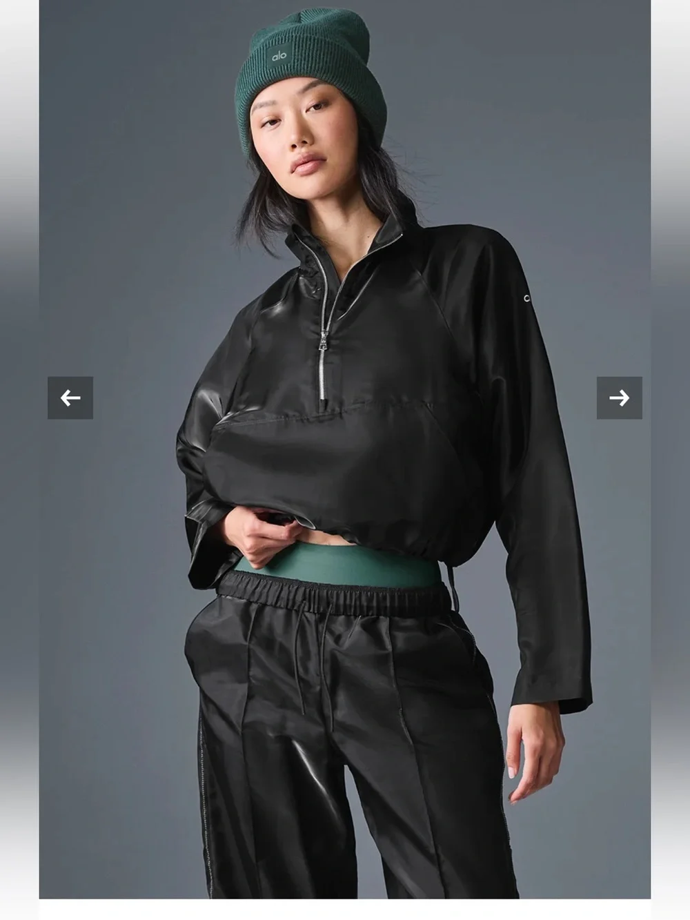 ALO Afterglow Cropped Pullover and Pants Set